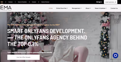 I will build onlyfans agency website, onlyfans modeling website