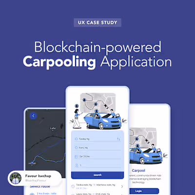 Blockchain-Powered Carpooling Application Case study