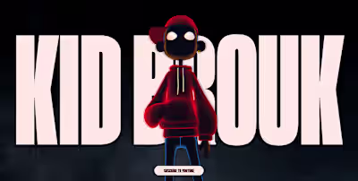 Kid Brouk Artist Microsite Design