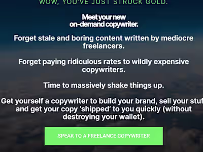 Copyshipper - A Website that Gets Clients