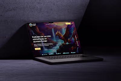 Videogame Pre-order Landing Page | UI Design