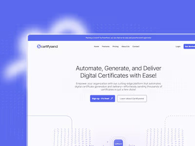 Certifysend: Revolutionizing Digital Certification