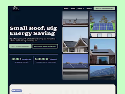 Urban Solar 🏙️ | Urban Solar Company Website Design
