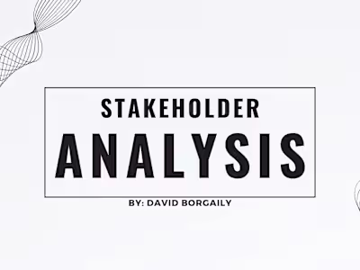 Stakeholder Analysis