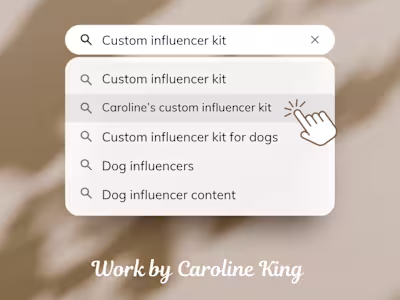 Dog influencer media kit