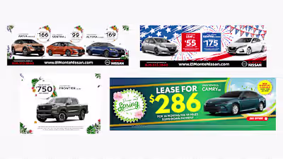 Eye-Catching Graphics for Dealership Promotions
