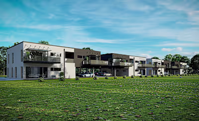 Duplex apartments compound 