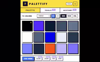 Palettify — Website Color Extractor
Extract