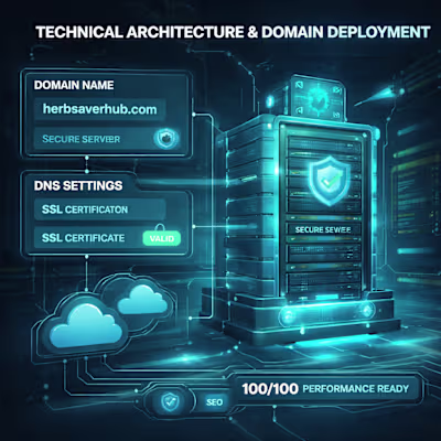 Technical Architecture & Domain Deployment: Herb Saver Hub
