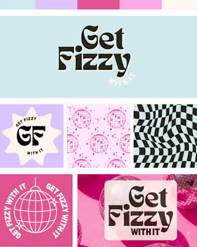✨ Get Fizzy With It — Mini Brand Design A playful, retro-ins...