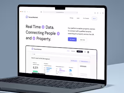 TenantMarket: UK real estate platform
