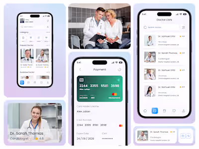 Health care & Doctor Appointment Mobile App.