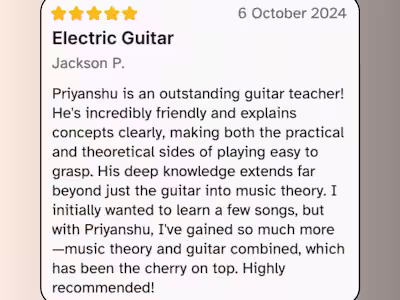 Online Guitar Lessons
