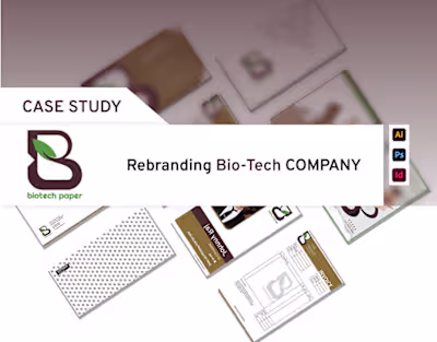 Re-designed LOGO (Bio tech paper) on Behance