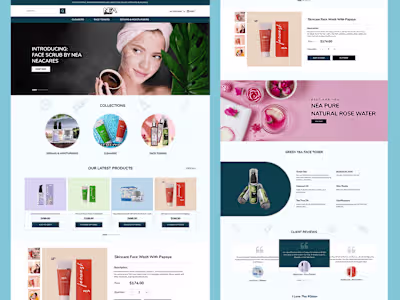 NEA-Skincare Website