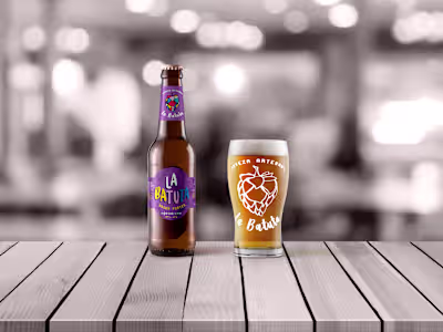 Beer label design