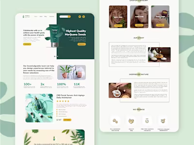 Herbal Sister website Design