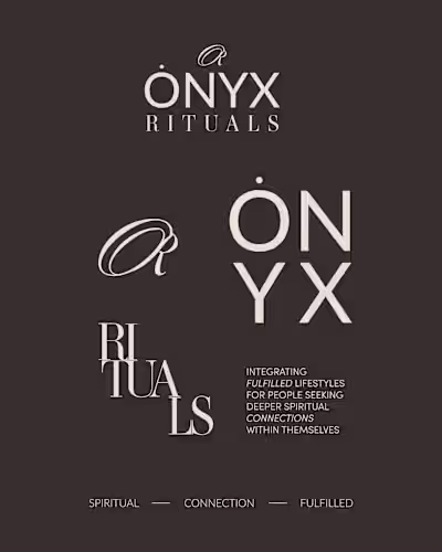 ONYX RITUALS BRAND IDENTITY