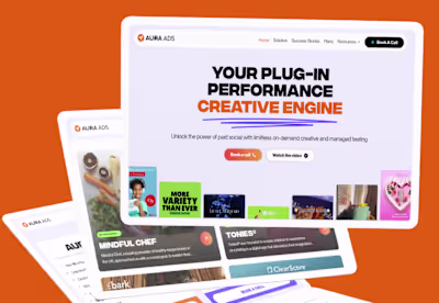 Website Development and Automation for Aura Ads