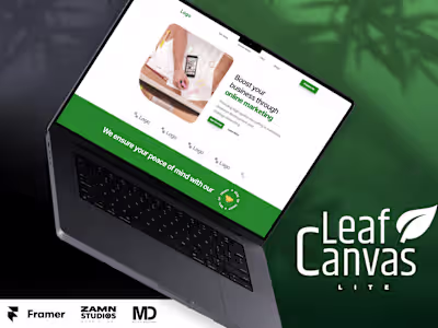 LeafCanvas - FFT (Free Framer Template)