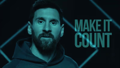 Leo Messi, #MakeitCount (Landing Page & Campaign)