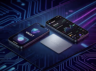 Vault App: Building Trust Through Intuitive Fintech UI/UX Design