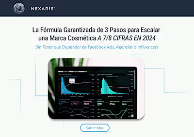 Nexaris Landing Page for booking consultations Marketing Agency