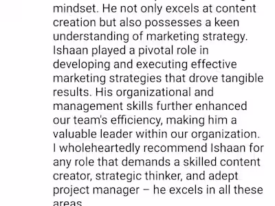 Marketing Consultant