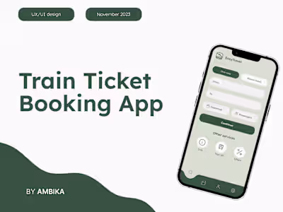 Train Ticket Booking App