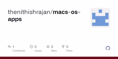 Awesome macOS Open Source Applications