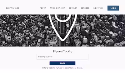 Responsive Secure Logistics App