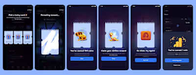 Scractch card reward UI design_