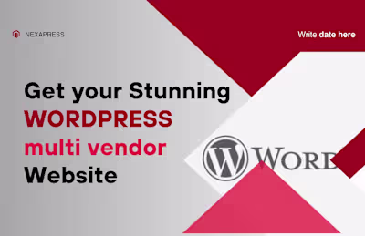 I will design a professional wordpress multivendor website desi…