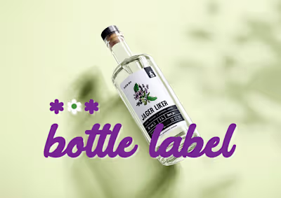 Bottle Label Design on Behance