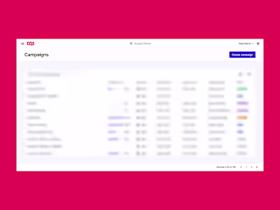 UX Design for Compliance Campaign Management