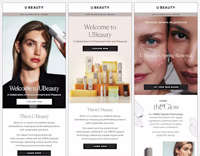 The UBeauty | Email Designs