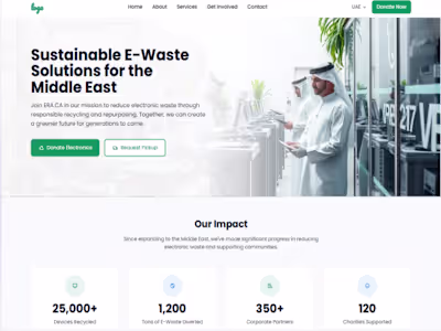 ERA-CA's sleek site promotes e-waste recycling 