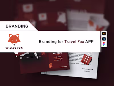TRAVEL FOX APP BRANDING / CASE STUDY (UI|UX) on Behance