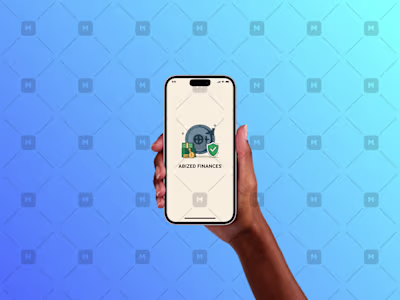 A finance app design