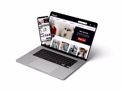 Ideal - Fashion website for college student