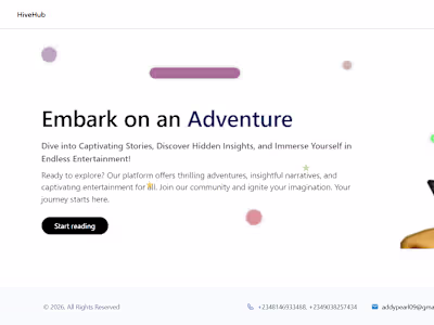 HiveHub - Social Post Web App