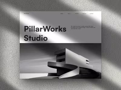 Pillarworks Studio Website Development