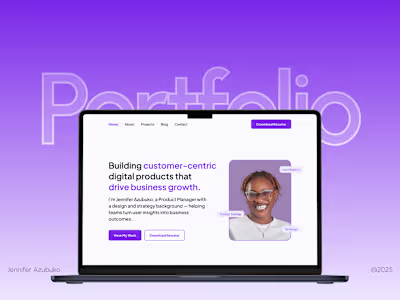 Personal Portfolio Website Design and Development