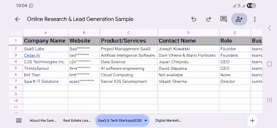 B2B lead generation & Prospect