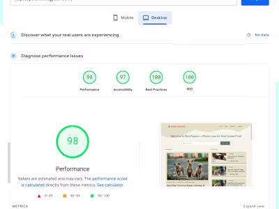 Designed a Niche-Focused Blog Website