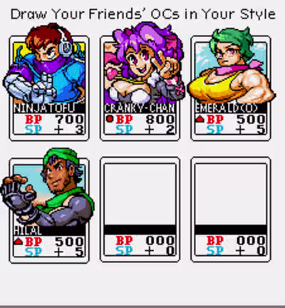 Pixel Your Friends' OCs 