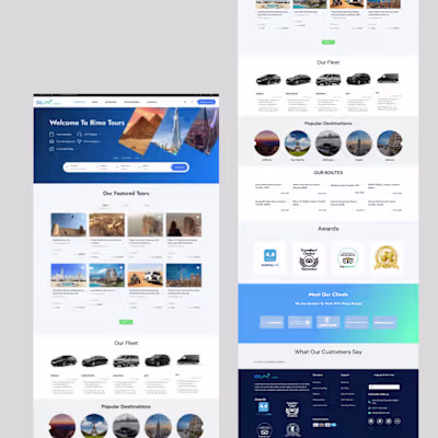 Responsive WordPress Travel Website