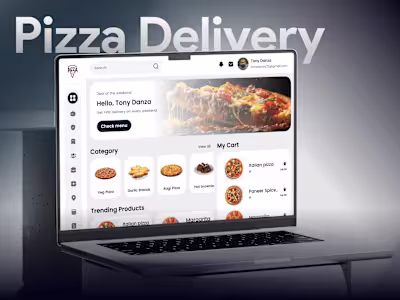 Pizza Delivery Admin Dashboard