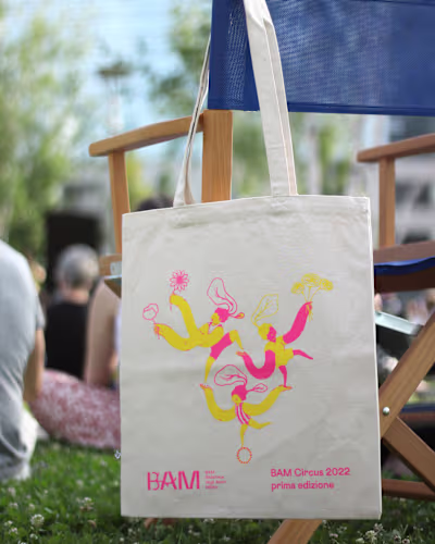 Floral acrobats shopper bag x BAM/Biblioteca degli Alberi, Milan