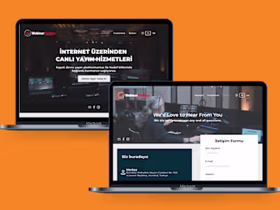 Duse Kenc | UX Portfolio - Webinar Turkey